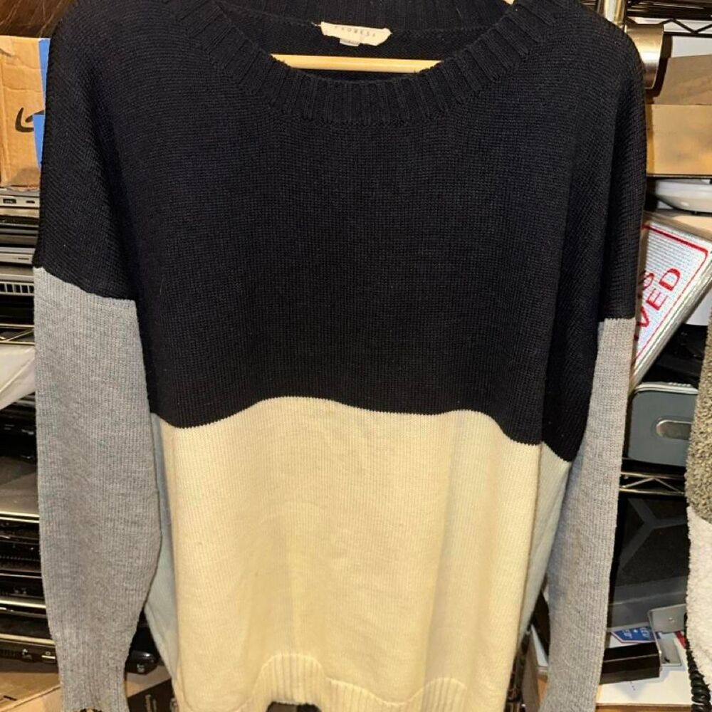 Promesa Women's multi Jumper pullover sweater Large